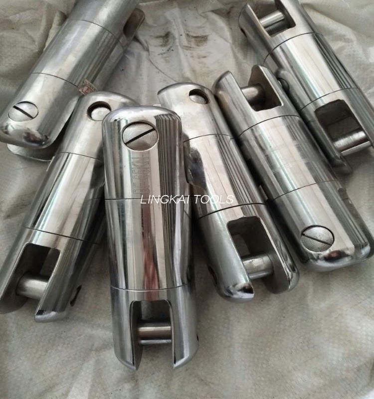 SLX-3 ట్రాన్స్‌మిషన్ లైన్ టూల్ / హై స్ట్రెంగ్త్ స్టీల్ స్వివెల్ జాయింట్ రేటెడ్ లోడ్ 50kN