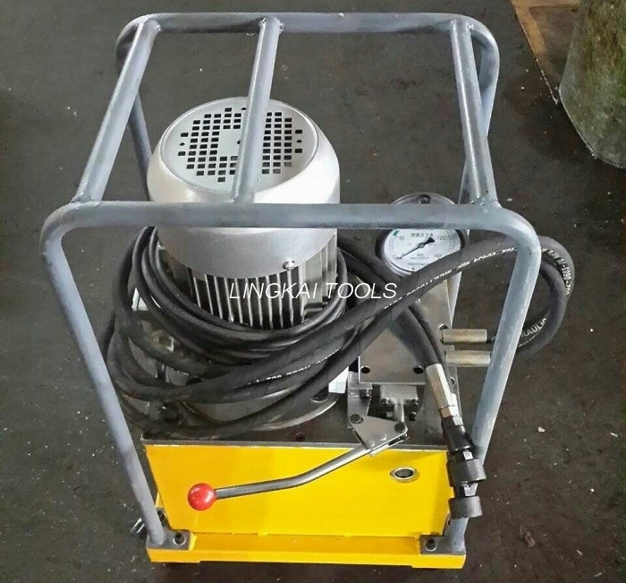 3.0 kW 80MPA హైడ్రాలిక్ క్రింప్ సాధనం డబుల్ స్పీడ్ ఎలక్ట్రిక్ హైడ్రాలిక్ పంప్